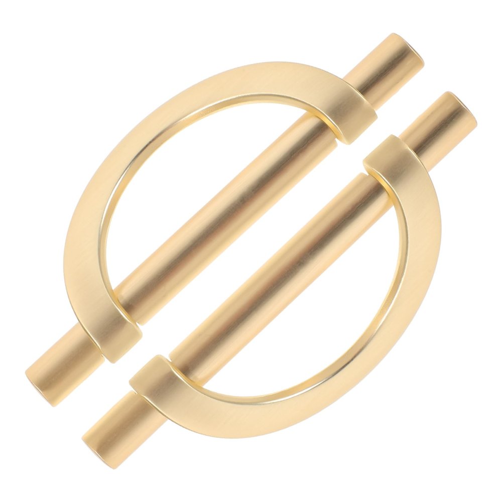 IWOWHERO 2pcs Modern Dresser Pulls Zinc Alloy Handles Creative Shape Pull Handles for Furniture