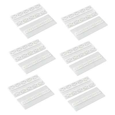CONGARTENO 6pairs Adhesive Socket Holder Multi-Function Wall Mount Plug Fixer for Cable Management Easy Installation Smooth Surfaces Durable Material for Use