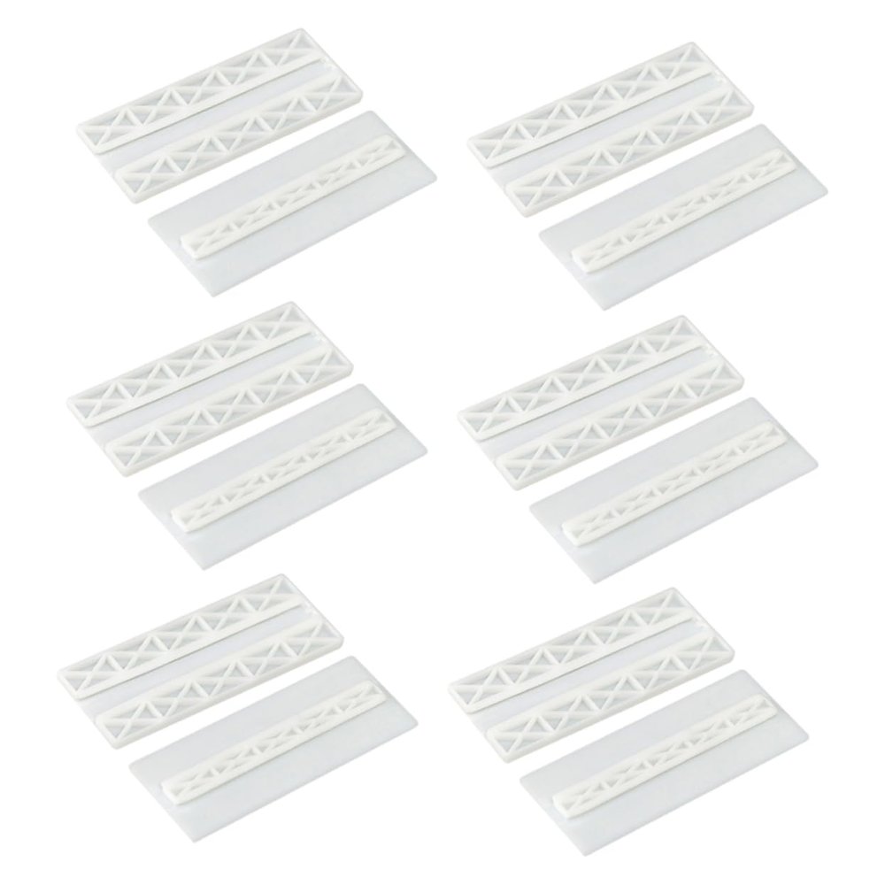 CONGARTENO 6pairs Adhesive Socket Holder Multi-Function Wall Mount Plug Fixer for Cable Management Easy Installation Smooth Surfaces Durable Material for Use