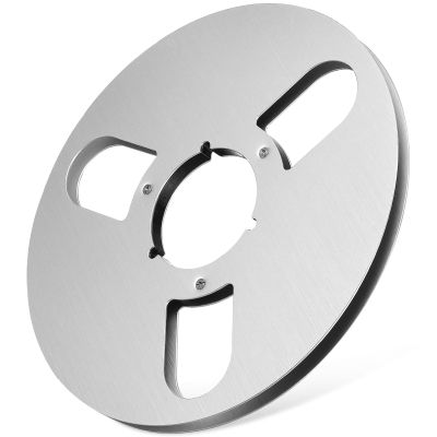 CAXUSD Empty Aluminum Alloy Tape Reel for Recorder Design Spool for Re-recording and Organizing Tapes Accessory