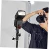 Yardenfun Durable Flash Mount Swivel Light Stand Bracket with Umbrella Holder for Photography Anodized and Construction Positioning for Softbox and Led Lights view 2