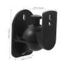 QUMIIRITY 2sets Speaker Wall Mount Bracket Tilt Swivel Design for Home Theater Compatible Various Audio Devices Easy Installation view 2