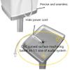 ZGOUO Speaker Bracket is Compatible with SONOS Five and Play: 5 Wireless HiFi Speakers with Aluminum Alloy Material for Hidden Power Cords Placed Horizontally or Vertically (Vertical Black Pair) view 4