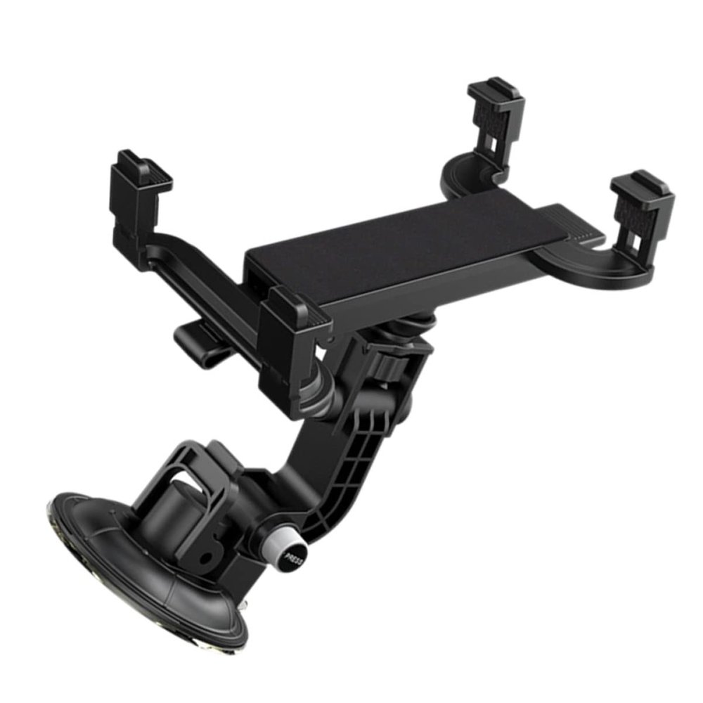Yardenfun Car Tablet Holder with Suction Cup Design Rotation Durable Stand for Navigation and Entertainment Compatible with Ipad and All Tablets