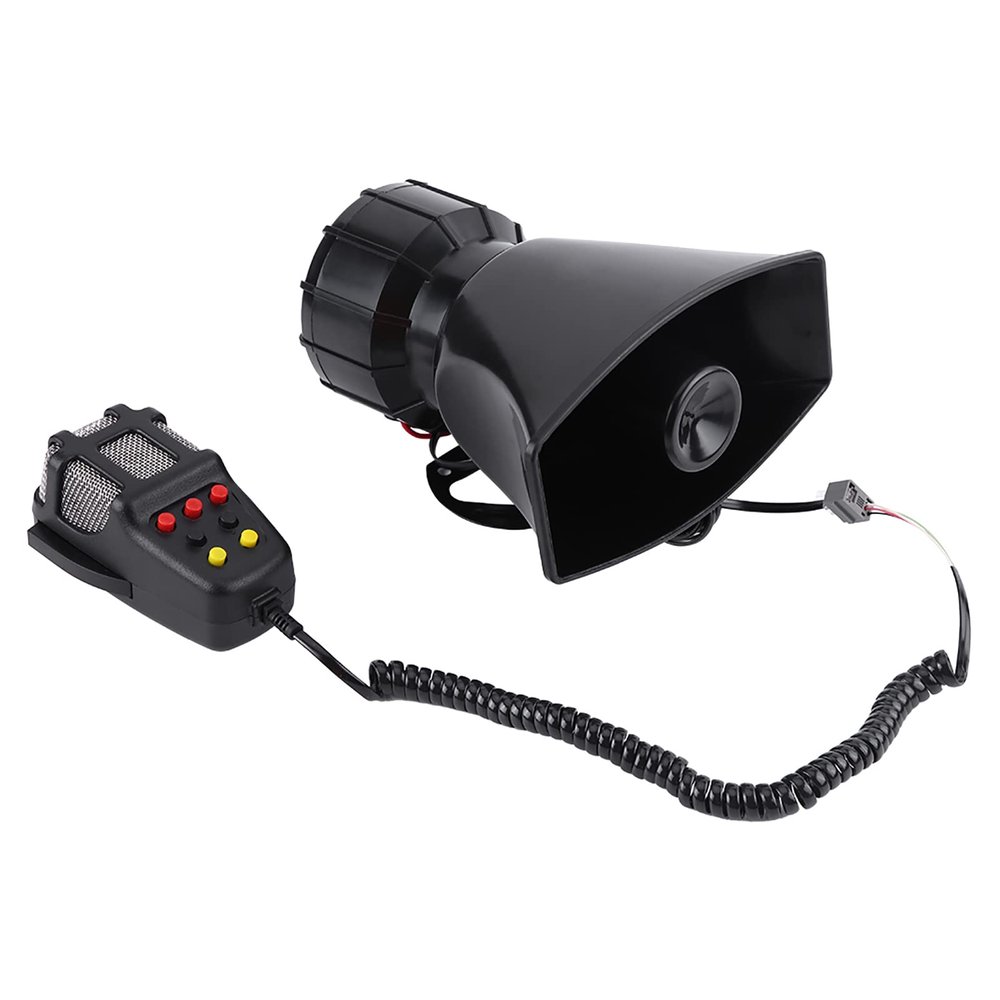 Car Loudspeaker,7 Sounds Loud Car Audio Speaker Universal Auto Loudspeaker Horn Siren