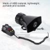 Car Loudspeaker,7 Sounds Loud Car Audio Speaker Universal Auto Loudspeaker Horn Siren view 2