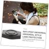 BRIGHTFUFU 5pcs Durable Webcam Covers Protective Caps for Privacy Security Compatible with Laptops Tablets Smartphones Scratch-Resistant Design Black view 4