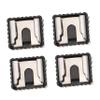 KONTONTY 4pcs Flash Shoe Mount Bracket Threaded Hole for Quick Release and Adapter for Cameras Lights and Microphones Compatible Standard Hot Shoe Mounts view 1