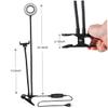FONDOTIN USB Cellphone Fill Light Led Lamp Bracket for Selfie and Live Broadcast Brightness Portable Design for Makeup and Photography Black view 3