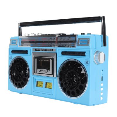 Portable Cassette Tape Player - Retro Cassette Player, FM MW SW1 SW2 Radio Stereo, Bluetooth CasetteTape Player Recorder