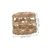 BUTIFULSIC Woven Pendant Lamp Shade Lightweight Rustic Style Ceiling Light Cover for to Install Straw Lampshade for Indoor and Outdoor Use view 2