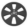 1/4 7 Inch Empty Reel for Reel to Reel Tape Player, Aluminum Alloy Recording Takeup Reel with 6 Hole, Sound Tape Empty Reel Replacement Universal Opening Machine Part (Black Gray) view 1