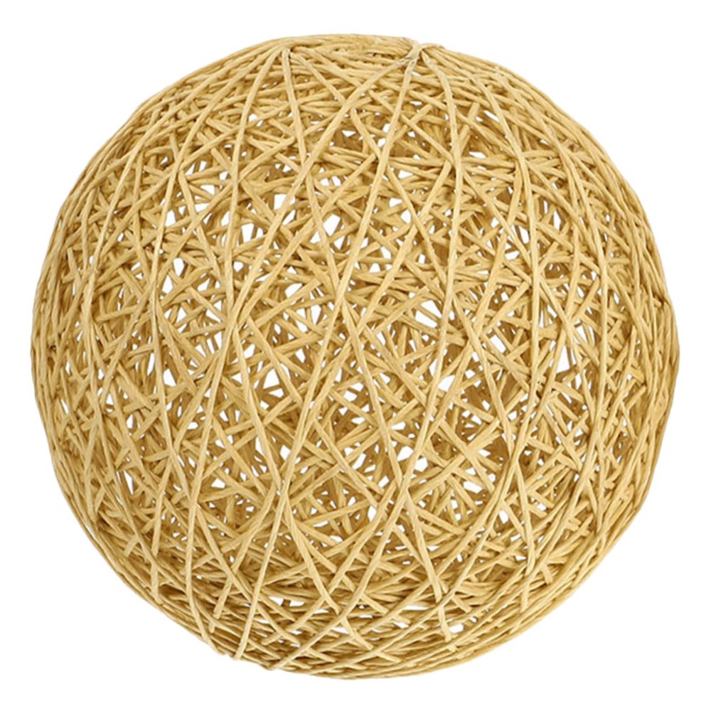 Cabilock Woven Lampshade Decorative Hanging Lampshade for Home Decorative Lighting