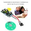 Recordable Voice Module, 4mins DIY Recordable Greeting Card Module Light Sense Voice Sound Record Chip, for Greeting Card DIY Audio Cards Gifts (Loop Play) view 4