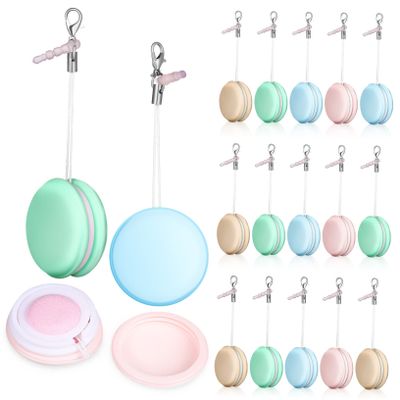 COOLHIYA 18pcs Macaron Screen Cleaner Decorative Phone for Screen Cleaning for Smartphones Tablets and Laptops Cute Hanging Pendant Design Random Colors