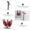 KONTONTY Aluminum Alloy Headset Rack with Dual Hooks Stylish Desktop Headphone Holder for Gaming and Music Sturdy Earphone Stand with Elegant Design and Stable Support view 2