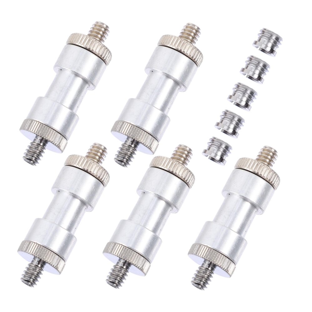 KONTONTY Camera Accessory Kit Screw Mount Threaded Screws Adapters for Tripod Monopod Ball Head Light Stand