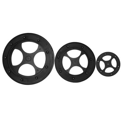 AUTSUPPL 3pcs Plastic Turntable Bearing Swivel Plate Rotatable Cd Disc Adapter Black Design for Easy Installation and Use for Home Office and Events