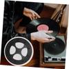 AUTSUPPL 3pcs Plastic Turntable Bearing Swivel Plate Rotatable Cd Disc Adapter Black Design for Easy Installation and Use for Home Office and Events view 2