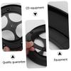 AUTSUPPL 3pcs Plastic Turntable Bearing Swivel Plate Rotatable Cd Disc Adapter Black Design for Easy Installation and Use for Home Office and Events view 3
