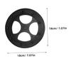 AUTSUPPL 3pcs Plastic Turntable Bearing Swivel Plate Rotatable Cd Disc Adapter Black Design for Easy Installation and Use for Home Office and Events view 4