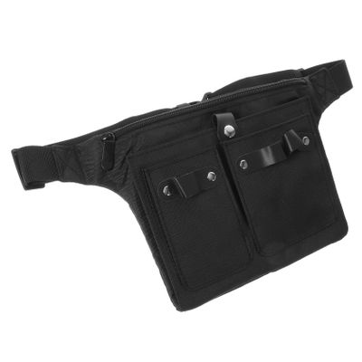 PLAFOPE Professional Barber Shears Holder Pouch Compact Lightweight Waist Bag for Hairstylists Tool Organizer for Scissors Combs and Accessories Black Random Style