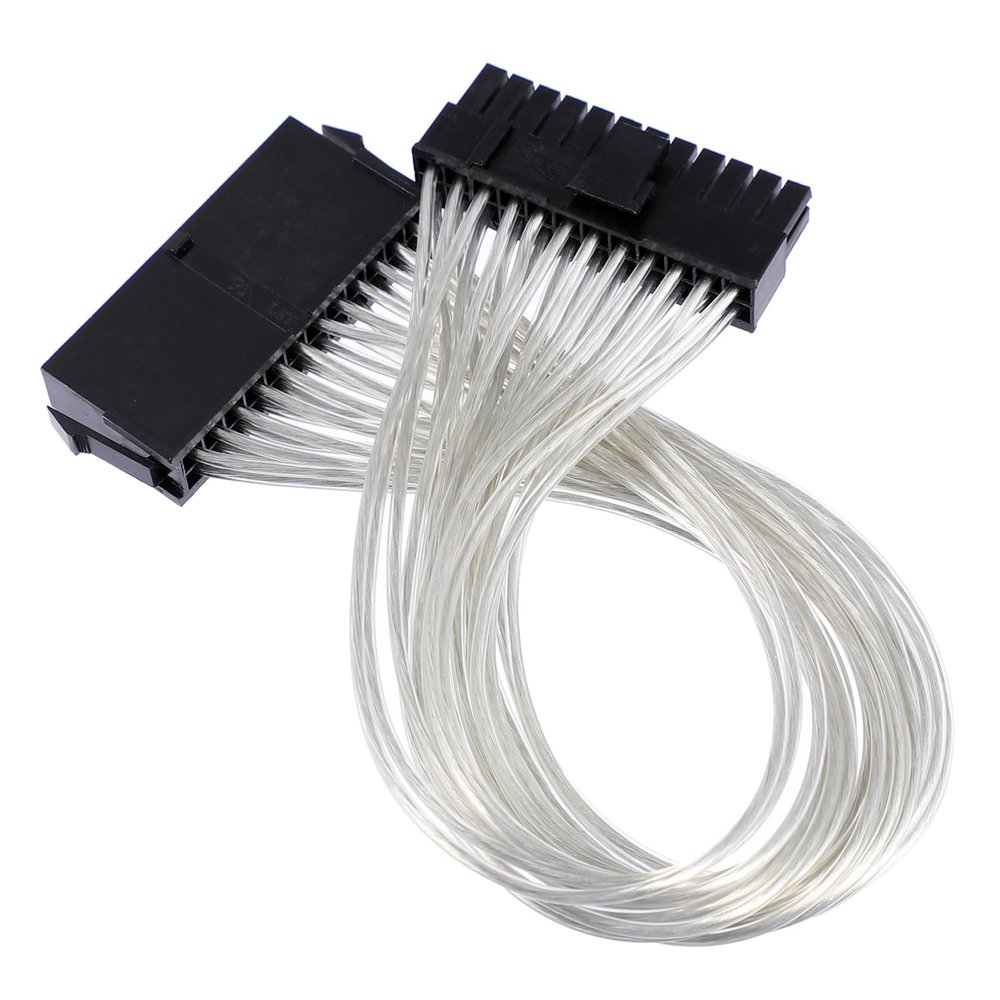 Yardenfun ATX Power Extension Cable Pin Male to Female Motherboard Power Supply Wire for Extended Reach Cases Compatible Pin Older Motherboards