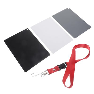 OSOLADY Professional Photography Tool Grey Balance Card White Balance Calibration for DSLR Video Film Cameras