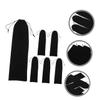 6pcs Flannelette Curling Iron Storage Bags with Drawstring Closure view 4