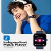 2025 Smart Watch for Men Women (Answer/Make Call),2.02" Smartwatches with 110+Sport Modes,Blood Pressure Blood Oxygen Heart Rate Sleep Monitor,IP68 Waterproof Fitness Watch Compatible with iOS Android view 3