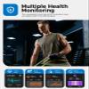 2025 Smart Watch for Men Women (Answer/Make Call),2.02" Smartwatches with 110+Sport Modes,Blood Pressure Blood Oxygen Heart Rate Sleep Monitor,IP68 Waterproof Fitness Watch Compatible with iOS Android view 4