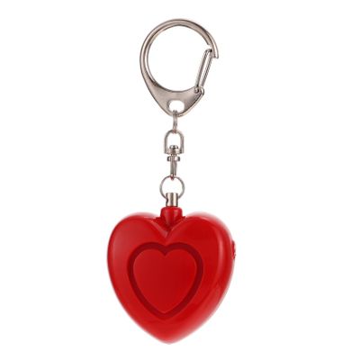 QUMIIRITY Compact Emergency Siren for Women and Children Keychain Alarm with Heart Shape Light