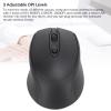 CCYLEZ Laptop Mouse, Lightweight ABS 800 1200 1600 DPI Mouse with USB Receiver for Computer (Black) view 2