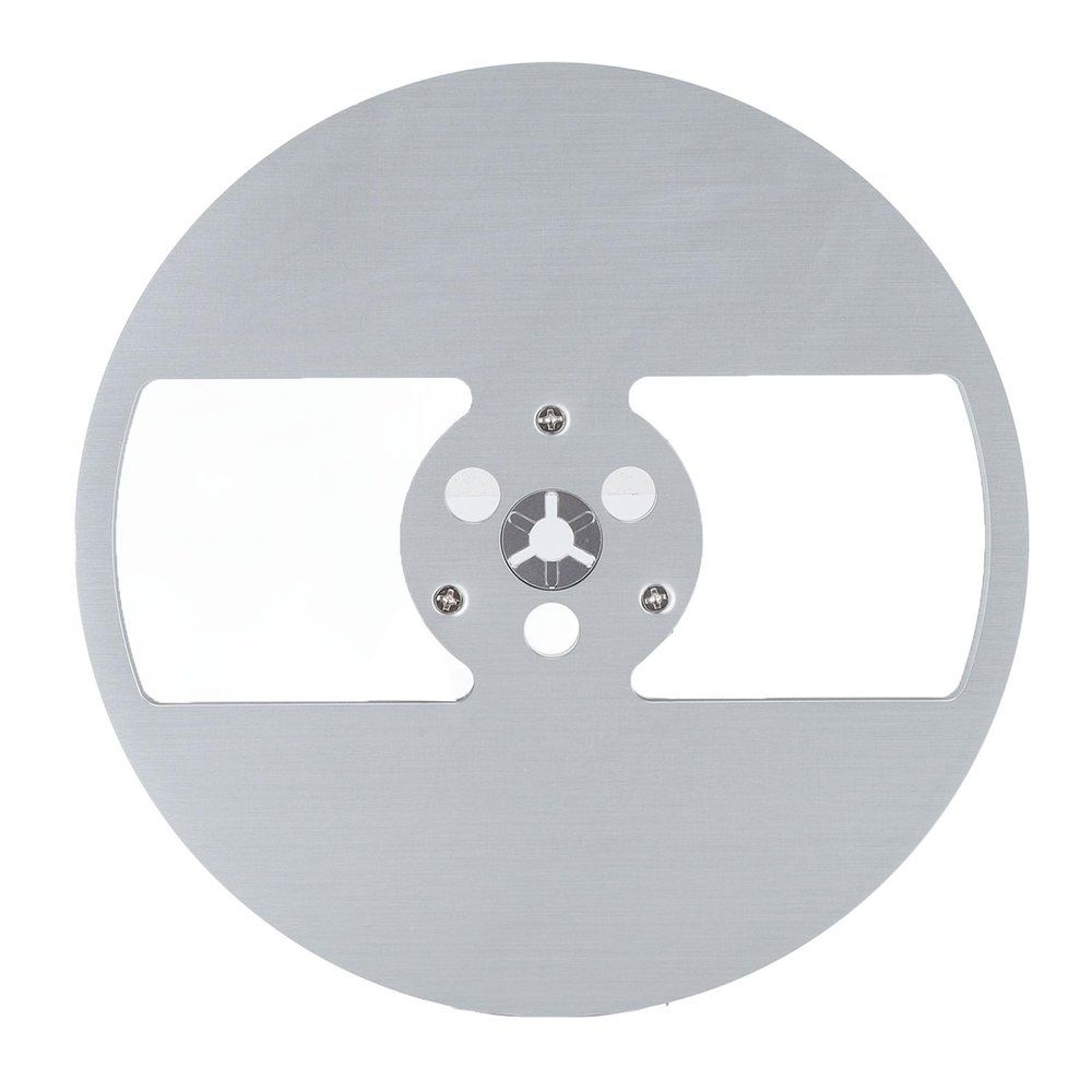 7 Inch 1/4 Empty Tape Reel, Fine Machined 7 Inch Open Spool Pickup Reel, 2 Holes, Universal, Improve Sound Quality for 1/4 Inch Tapes (fosadfig26qyv1-12)