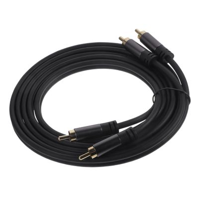 OSOLADY Audio Cable Double for Subwoofer Auxiliary Cord for Tv and Home Stable Sound Transmission and Secure Connection