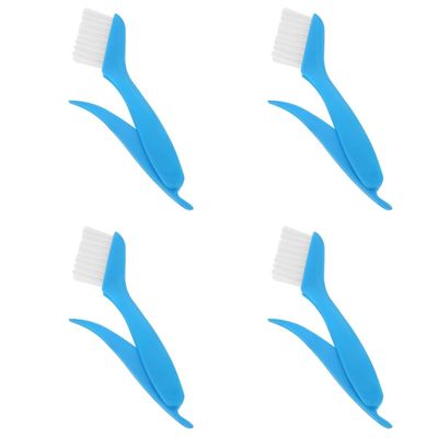 ABOOFAN 4pcs Ergonomic Handle Cleaning Brush Window Groove Cleaning Tool Soft Bristles Brush for