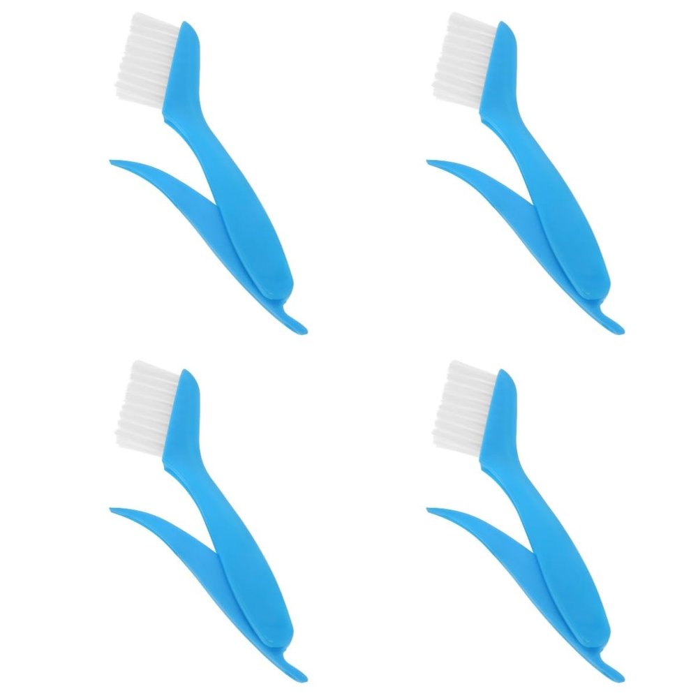 ABOOFAN 4pcs Ergonomic Handle Cleaning Brush Window Groove Cleaning Tool Soft Bristles Brush for
