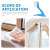 ABOOFAN 4pcs Ergonomic Handle Cleaning Brush Window Groove Cleaning Tool Soft Bristles Brush for view 3