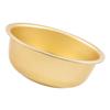 SHOWERORO Large Versatile Aluminum Basin for Kitchen Washing Mixing Salads and Rice Sifting Deep Yellow Oxidized Design for Home Bar Restaurant Use view 1
