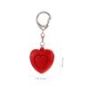 CONGARTENO Personal Alarm Keychain Heart Shaped Safety Device Led Lights for Women Seniors and College Students Easy to Carry Emergency Scream Alarm for Travel and Personal Security view 2