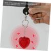 CONGARTENO Personal Alarm Keychain Heart Shaped Safety Device Led Lights for Women Seniors and College Students Easy to Carry Emergency Scream Alarm for Travel and Personal Security view 4
