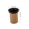 CONGARTENO Speaker Port Tube for Car Made of Plastic Paper Easy Installation Heat Dissipation view 2