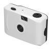 CCYLEZ 35mm Film Camera, Lightweight Sturdy Shutter Speed 1/100s Retro F/9 28MM Lens Film Camera Simple for Snorkeling (White Pink) view 2