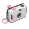 CCYLEZ 35mm Film Camera, Lightweight Sturdy Shutter Speed 1/100s Retro F/9 28MM Lens Film Camera Simple for Snorkeling (White Pink) view 3