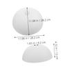 Mikinona 2pcs Plastic Lampshade Ceiling Light Fixture Cover Drop Ceiling Light Cover Modern Style view 2