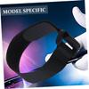 KONTONTY 5 Pack of 30cm Black Loop Straps Hooks Self Adhesive Cable Ties for Arts Crafts and Camping view 2