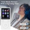 HiFi Music Player, Portable MP3 Player Independent Volume Control 1.8 Inch Color Screen for Entertainment Learning (White) view 3