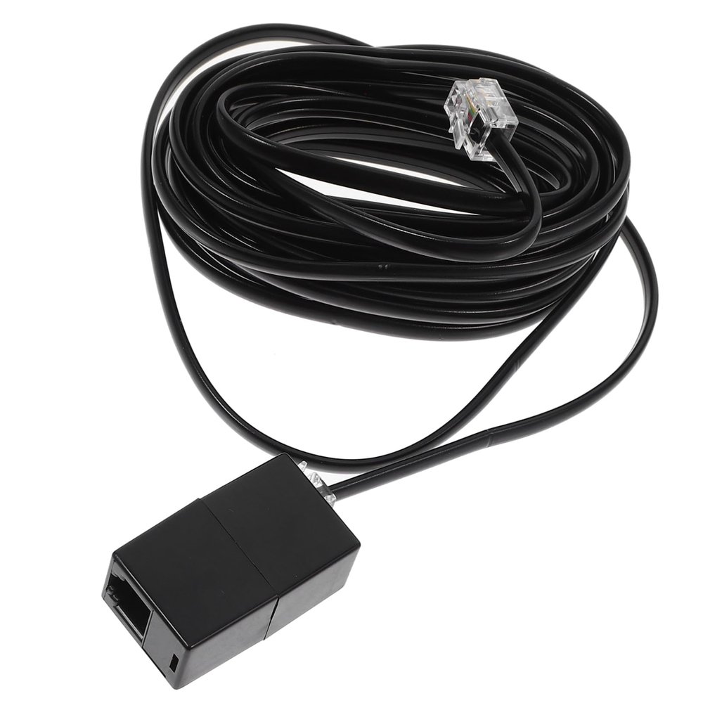 CONGARTENO 1set Telephone Cord Coupler Cable Staples Pc Telephone Line for Landline Fax Effortless Installation Exceptional Call Quality