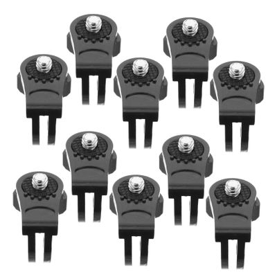 ARTIBETTER 10pcs Versatile Mount Adapter Action Camera Mounting Accessories Screw Easy Vertical Position Conversion for Sports Cameras