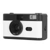 35mm Film Camera, Lightweight 28MM F/8 Lens 35mm Retro Camera ABS Optical Glass 1/120s Shutter Speed Built in Flash for Outdoor (Black White) view 3